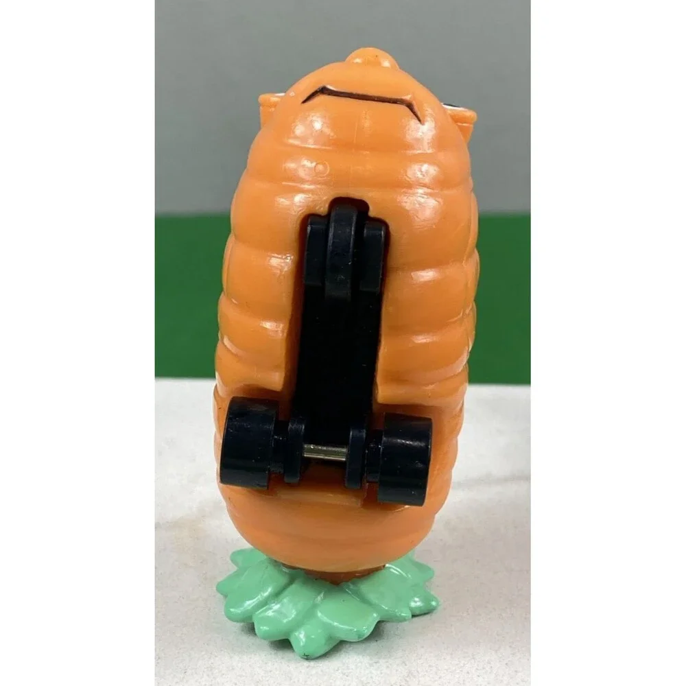 Rare Vintage Applause PVC Easter Bunny Driving a Carrot Car